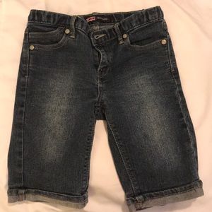 Girls Levi’s Denim Bermuda Jean Shorts size 10